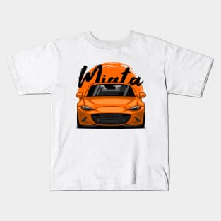 Orange Miata MX5 ND Kids T-Shirt